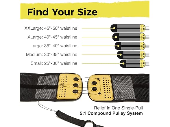 BaxMAX Adjustable Back Brace Small