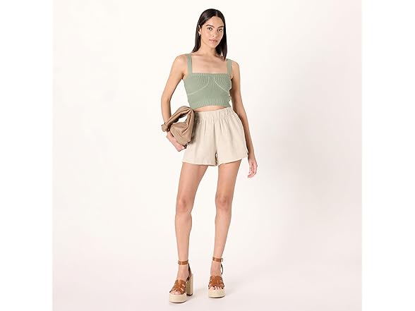 The Drop Womens Zadie Cropped Sweater Tank (S)