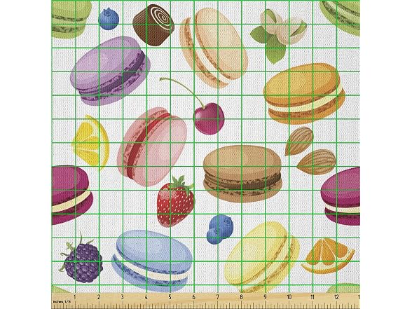 Lunarable Colorful Fabric by The Yard
