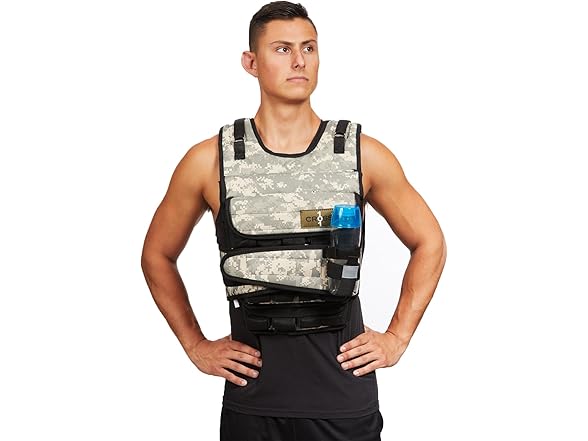 CROSS101 50lbs Weighted Vest with Shoulder Pads