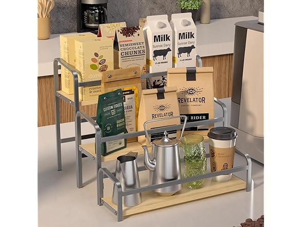 IYEBAU Coffee Syrup Rack,12 Bottle Capacity