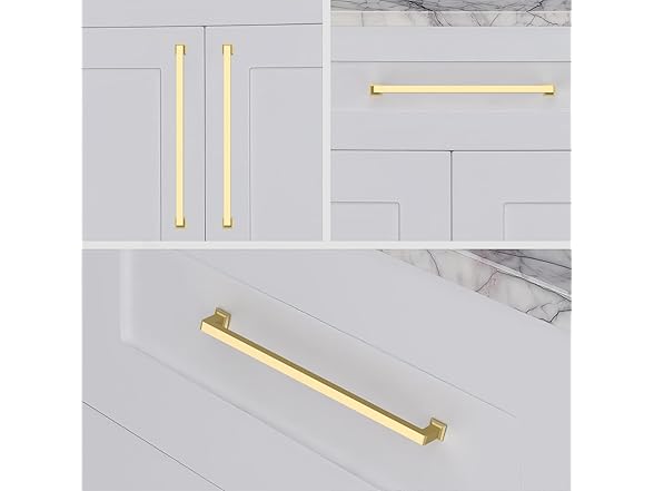 ROMATEE 10 Inch Gold Cabinet Pull