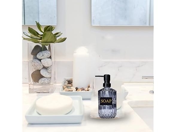 Glass Jar Soap Lotion Dispenser Bottle