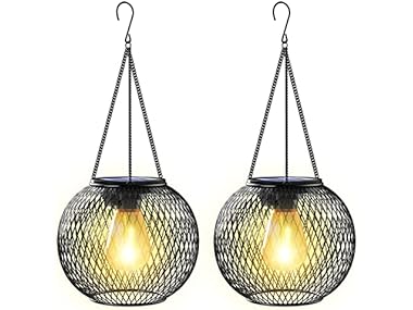 $16.99, Was $40.49, 58% Off! KagoLing Solar Lantern, 2PK dealfomo