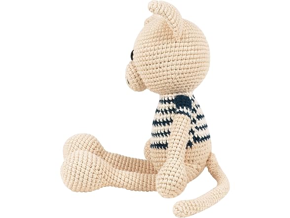 Enesco Woolie Sam the Pig Handmade Crochet Animal Plush