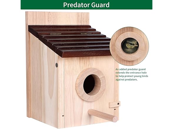 KZAIONE Bird House for Outside