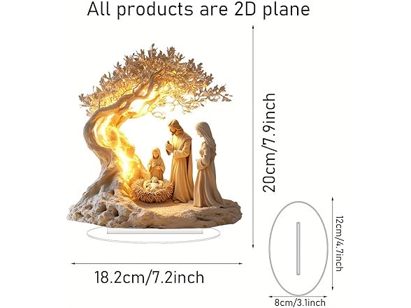 Jesus Tree of Life Newborn Table Decor