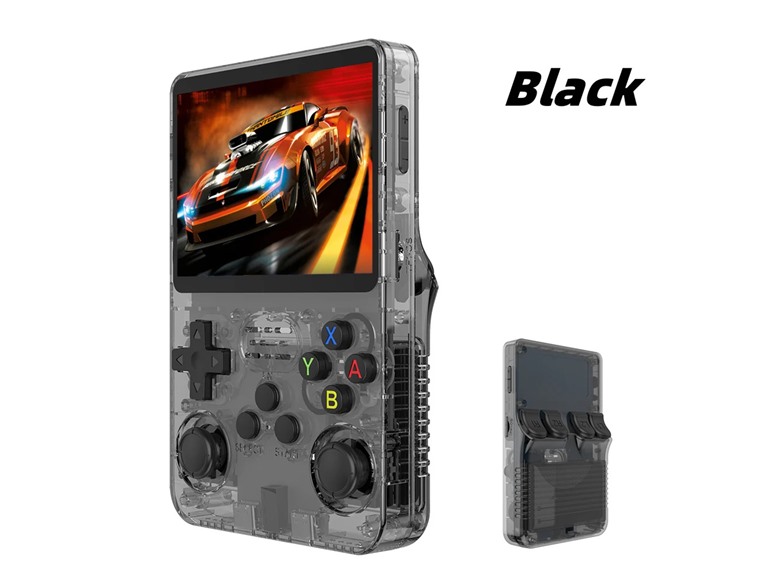 RetroRush MQ-RUSH-BLK RetroRush Retro Handheld Gamin