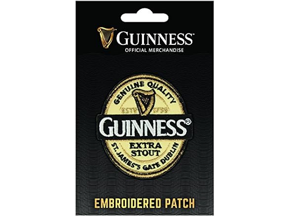 Guinness Embroidered Sew on Patch