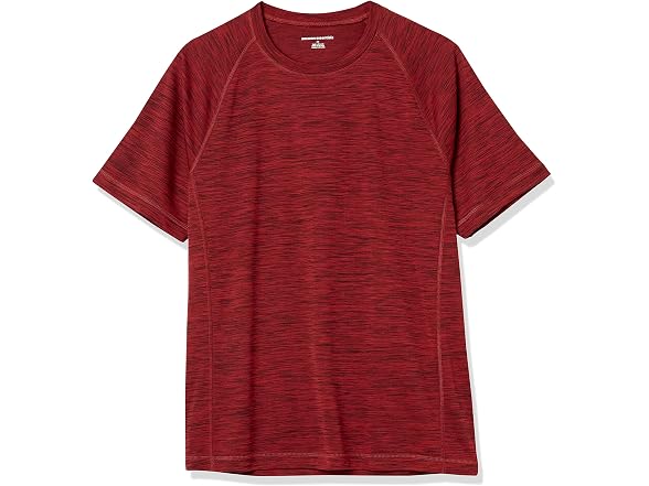 Amazon Essentials Quick-Dry UPF 50 Tee, Red (XS)