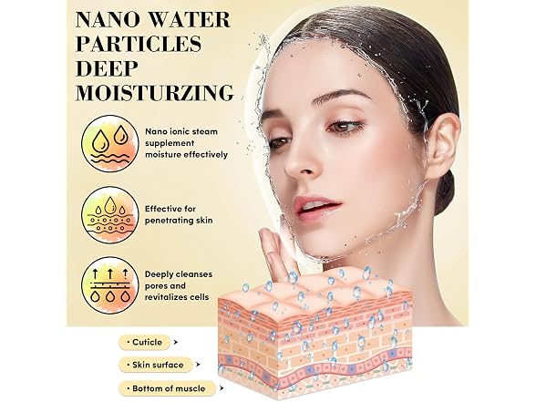 Facial Steamer Spa Kit, Nano Ionic Face