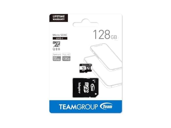 Team 128GB microSDHC UHS-I/U1 Class 10