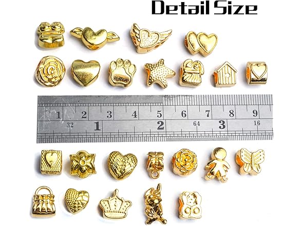 Jdesun Golden Spacer Beads