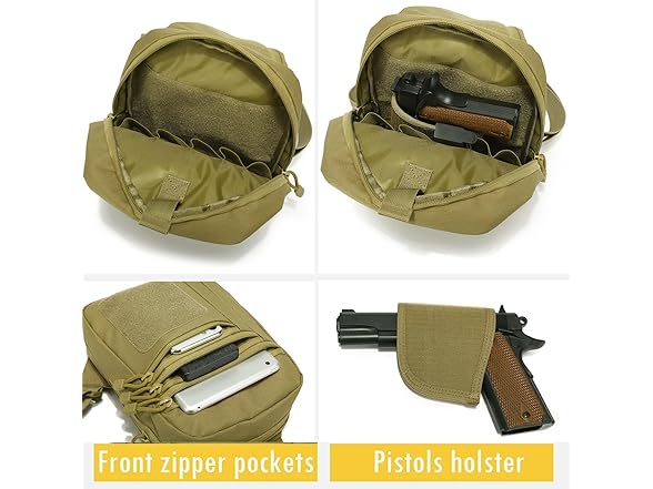 SXJWISHES Tactical Sling Chest Bag