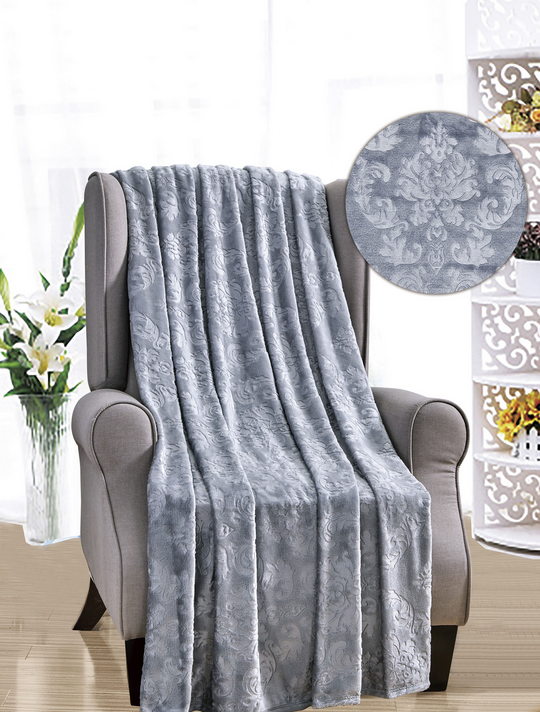 Versailles Embossed Throw - Gallery 13