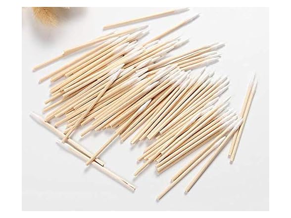 LASSUM 3" Cotton Tipped Cosmetic Swabs