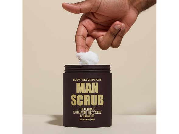 4Pk Mens Exfoliating Body Scrub