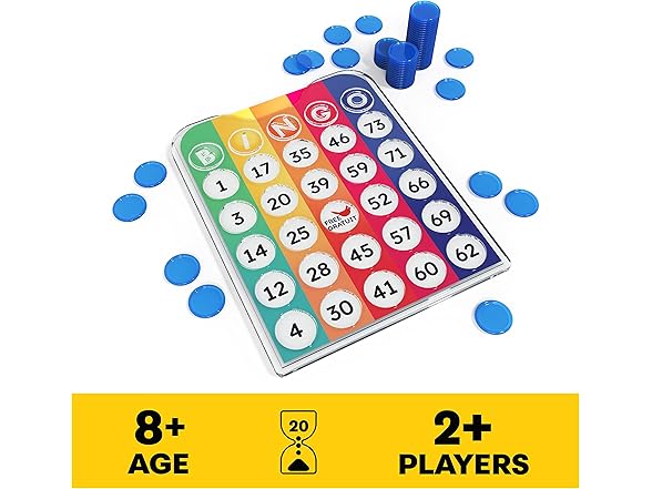 Pack & Go Bingo Game