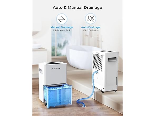 Bicepos 1500 sq.ft Dehumidifier for Home