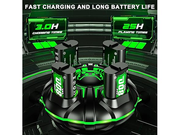 Xbox Controller Rechargeable Battery 4-Pack