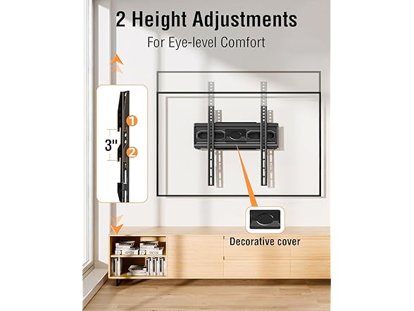 ELIVED EconoMe Full Motion TV Wall Mount | 26-65"