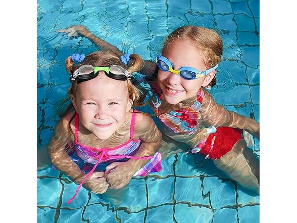 Portzon Unisex-kids swim goggles,Anti Fog