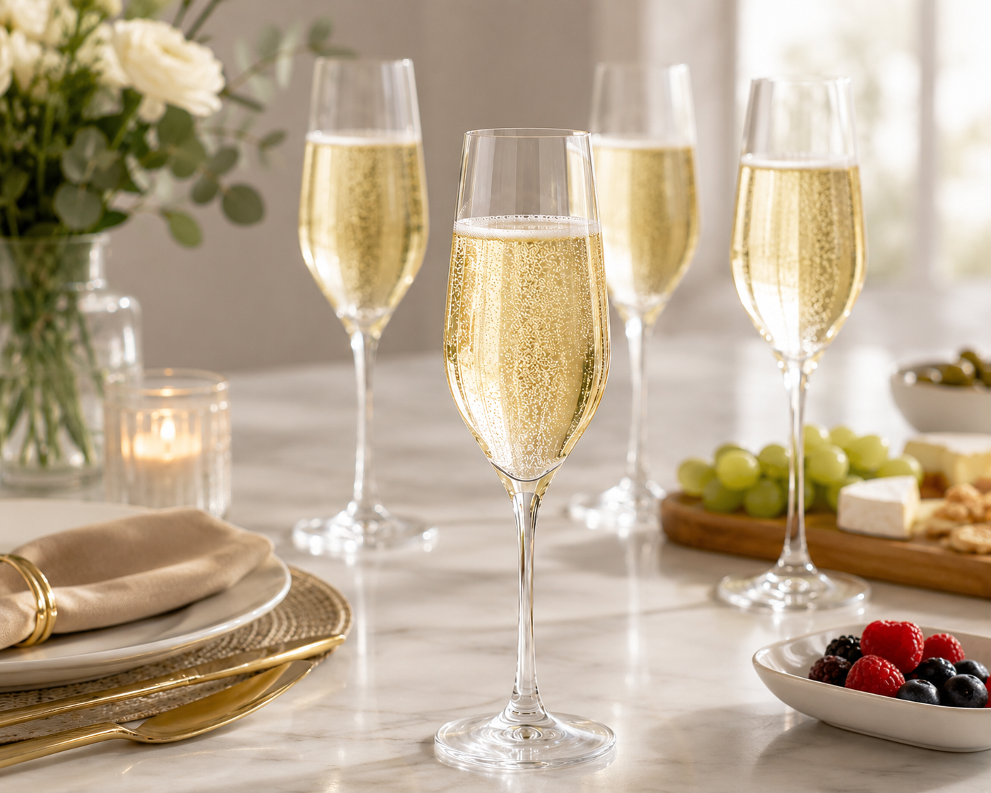 Williams Sonoma Glassware Set (Champagne Flutes) - Gallery 9