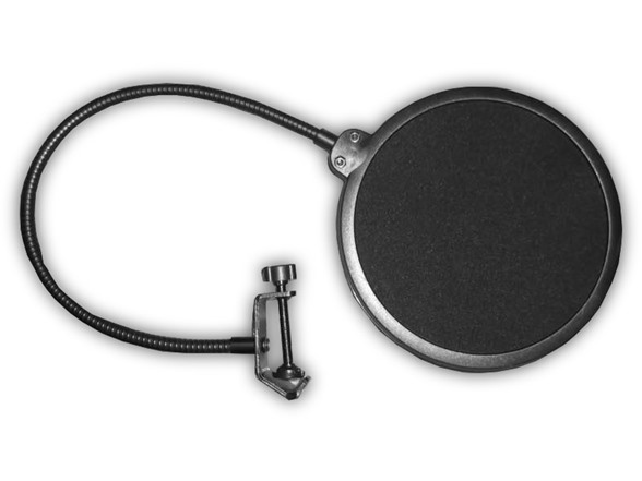 Technical Pro 6" Clamp-On Mic Pop Filter