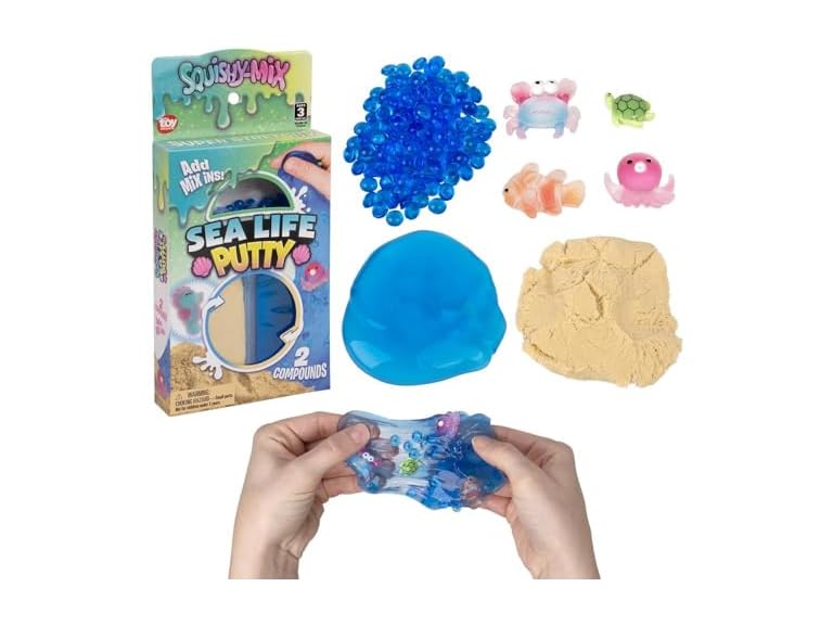 Rhode Island Novelty Squishy-Mix Sea Life Putty