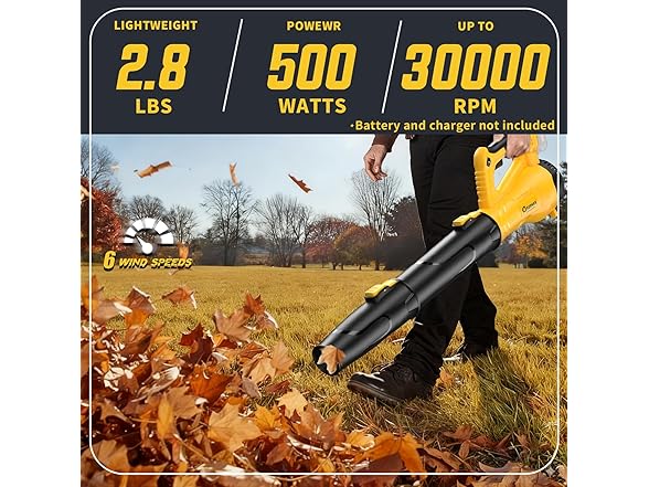 GREENER LB05-US Brushless Leaf Blower