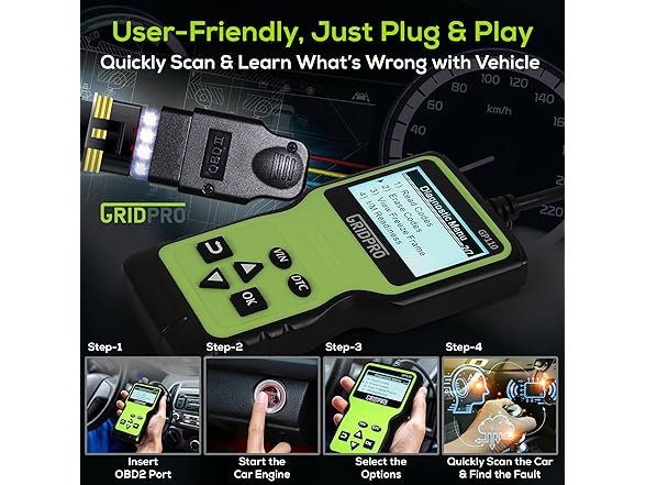 GP110 OBD2 car Scanner Code Reader