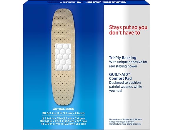 Band-Aid Brand Tru-Stay Bandages