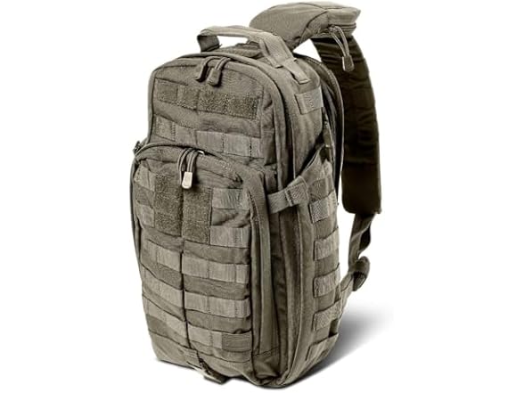 5.11 Tactical Sling Bag Pack MOAB 10, Shoulder Crossbody Military Bag, 18L, Ranger Green, Style 56964ABR (Open Box)