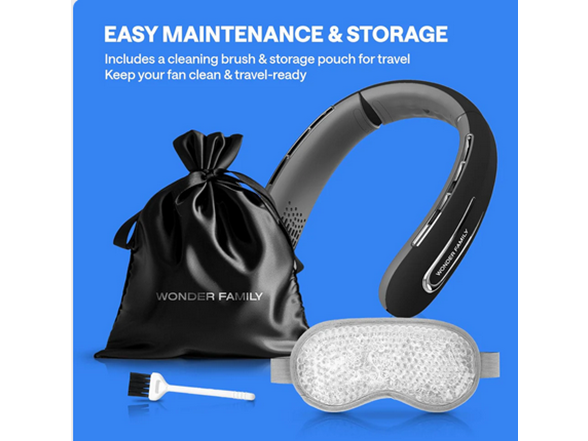 Rechargeable 4000 mAH Portable Fan Necklace