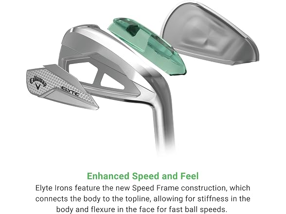 Callaway Elyte Iron Sets, Left Handed, 5-PW, Steel, Regular, Standard