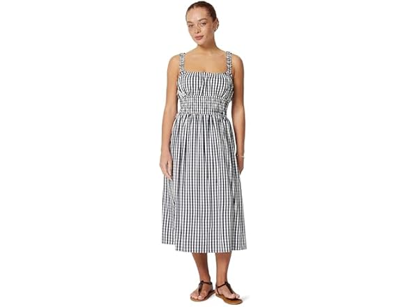 Amazon Essentials Women Woven Cotton Sateen Dress - Gallery 2