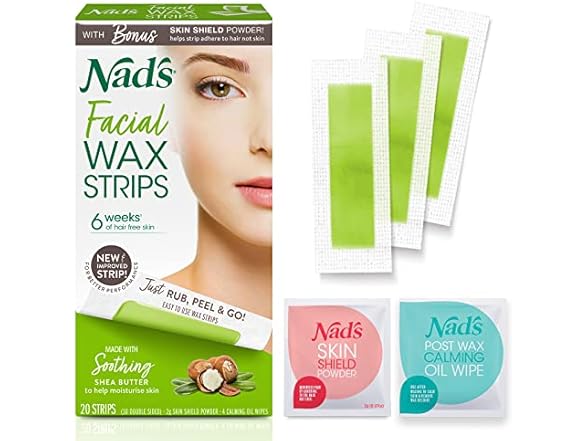 Nad's Facial Wax Strips