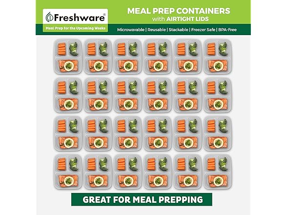 Freshware Freshware Meal Prep Containers [25 Pack]