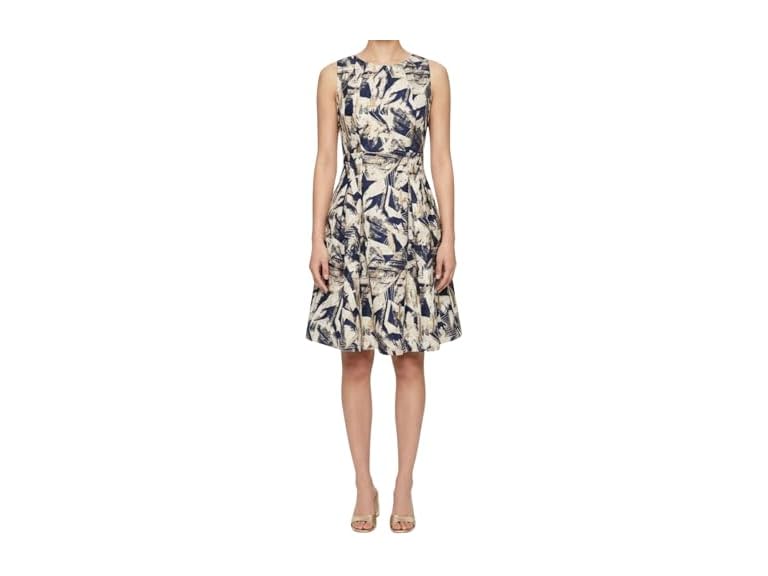 Vince Camuto Women (2) Sleeveless Boat Neck Dress