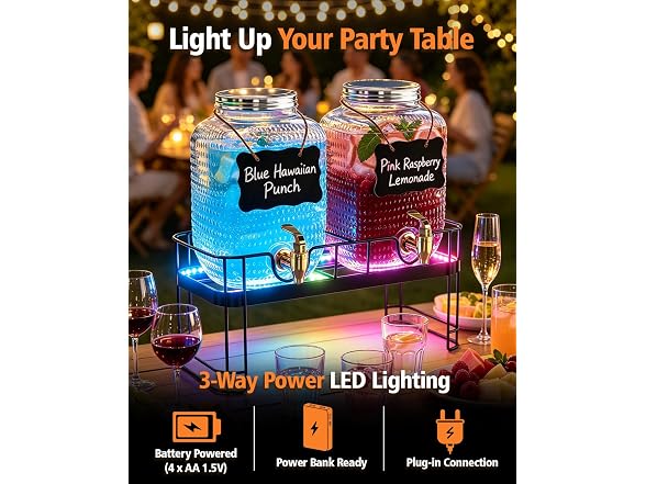 Glass Drink Dispenser