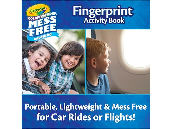 Crayola Color Wonder Mess Free Fingerprint Activity Book