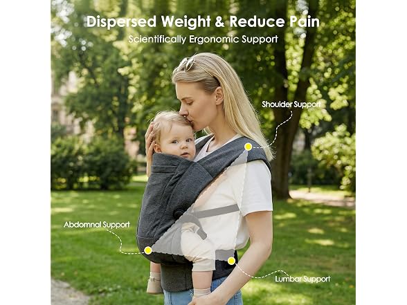 MISSWISDOM Baby Carrier Newborn to Toddler