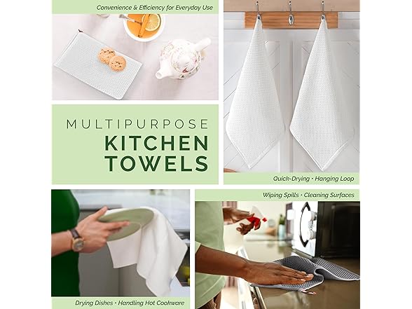 Elegant Comfort 12-Pk Premium Kitchen Towels