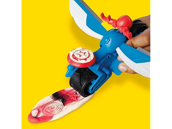 Play-Doh Marvel Captain America Moto-Slicer Playset