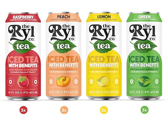 Ryl Iced Tea Variety Pack, 12pk