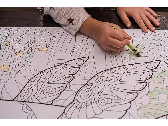 SJPRINTER Giant Coloring Poster for Kids and Adults