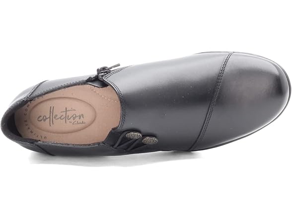 Clarks Clarks womens Emslie Warren Slip On Loafer, Black L