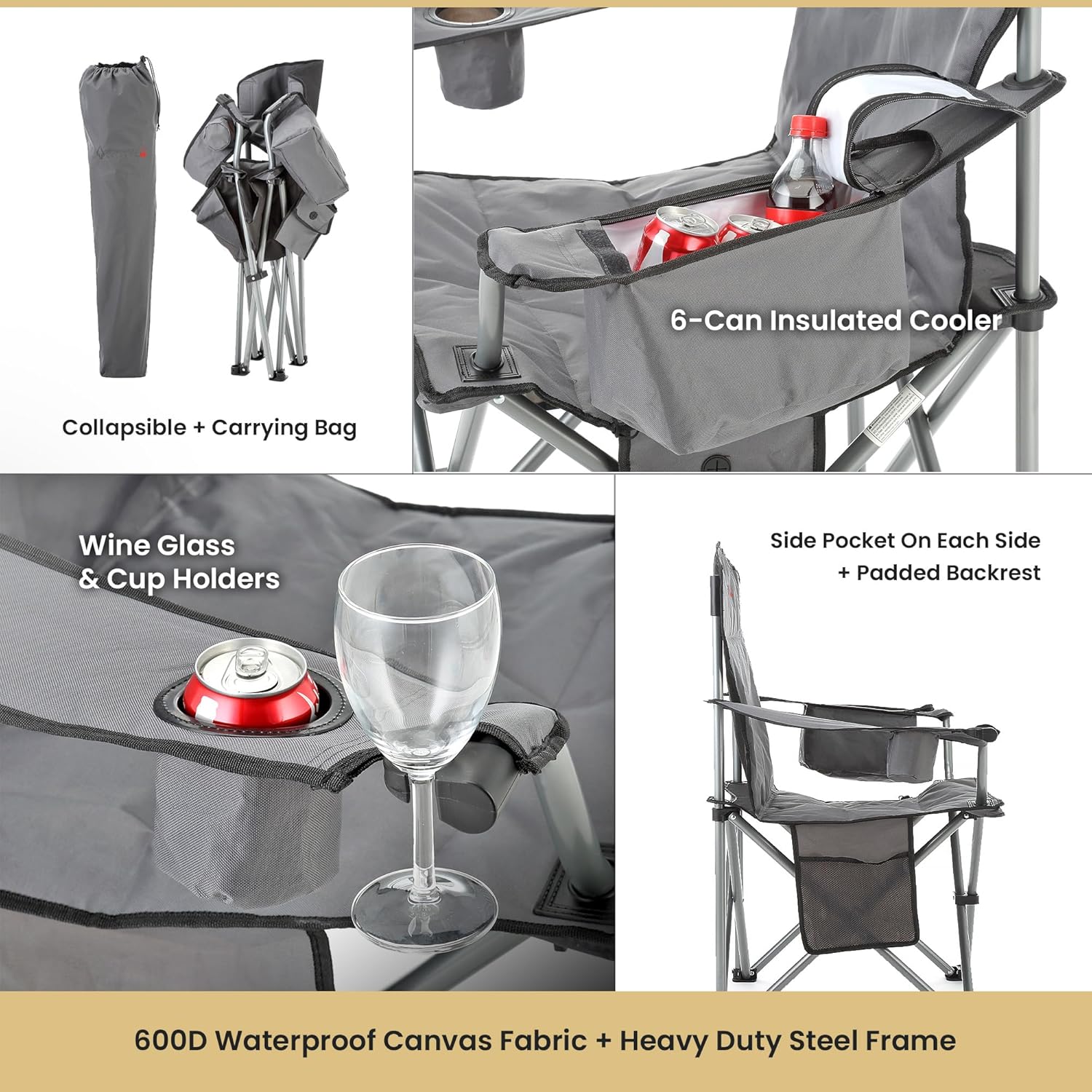 ARROWHEAD OUTDOOR Heated Camp Chair - Gallery 16