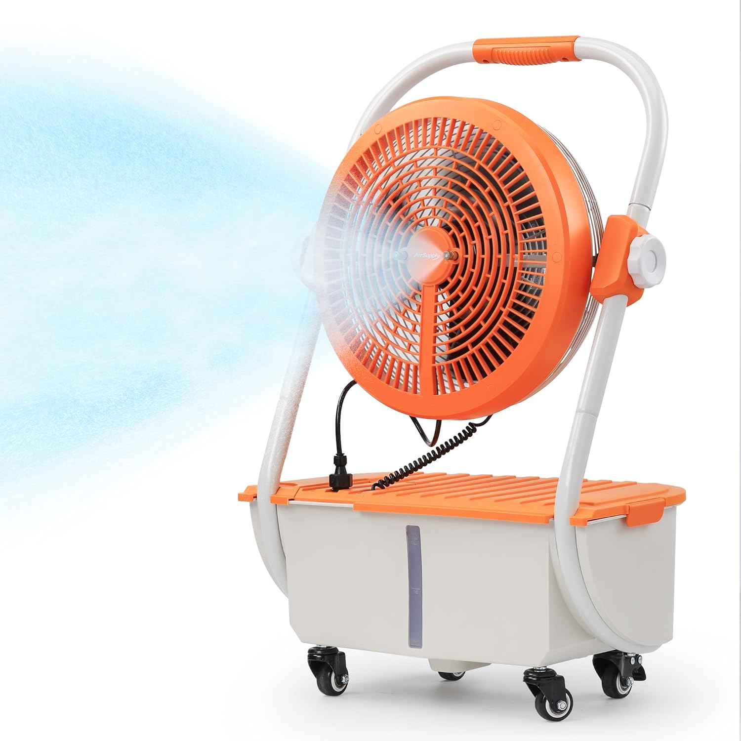 TURBRO AirSupply MS12 Portable Mist Fan Orange - Gallery 9