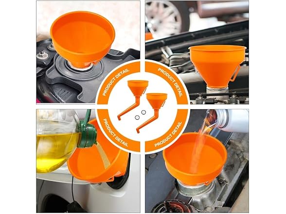 VICASKY AAP-Auto-115 2pcs Automotive Funnels Set